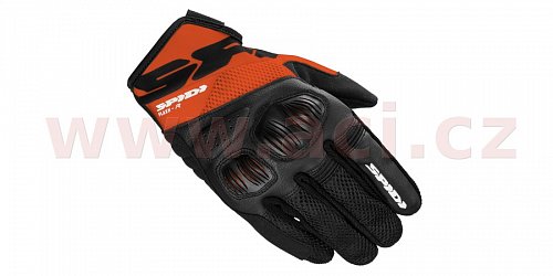 rukavice FLASH R EVO, SPIDI - Itálie (černé/oranžové)